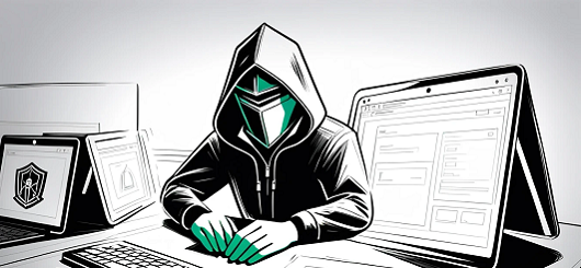 Hacker am Werk (KI-generiert vom Artguru.ai) Hacker am Werk (KI-generiert vom Artguru.ai)