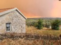 Orange Sky caused by fire. ©Sonny Plasschaert